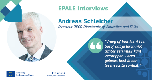 visual Andreas Schleicher EPALE-interview